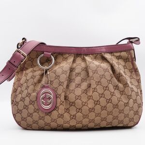 CC18 ❤️ GUCCI Gg Monogram Canvas Sukey Crossbody Bag